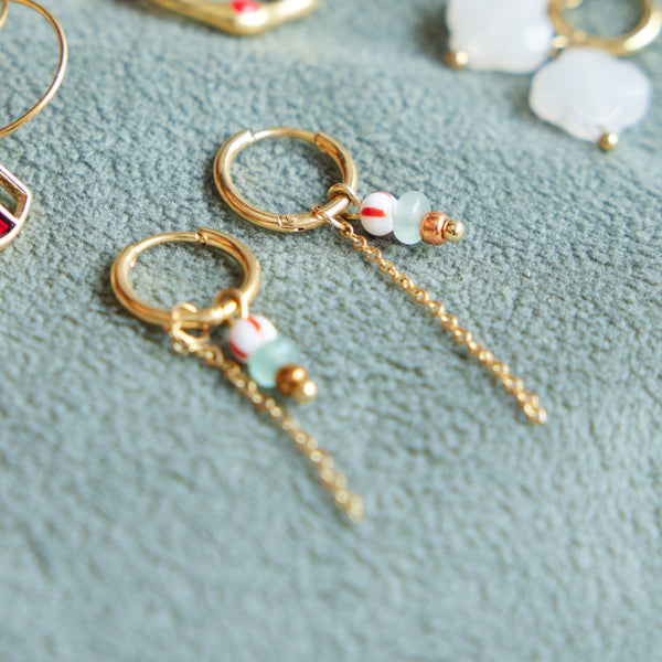 ROOI 3 Oorbellen O64C Juwelen Sieraden Leuven
