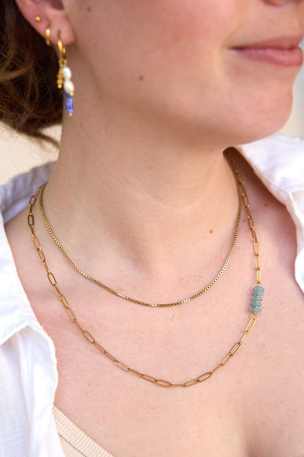 ROOI Ketting K18A Juwelen Sieraden Leuven