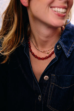 ROOI Ketting K31 Juwelen Sieraden Leuven