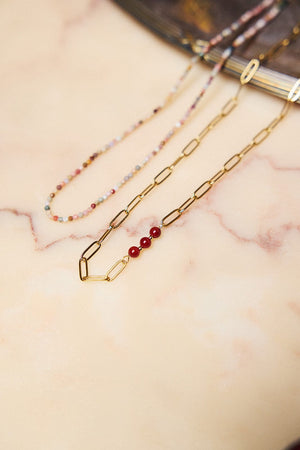 ROOI Ketting K42B Juwelen Sieraden Leuven