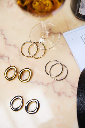 ROOI Oorbellen O100L+R Juwelen Sieraden Leuven