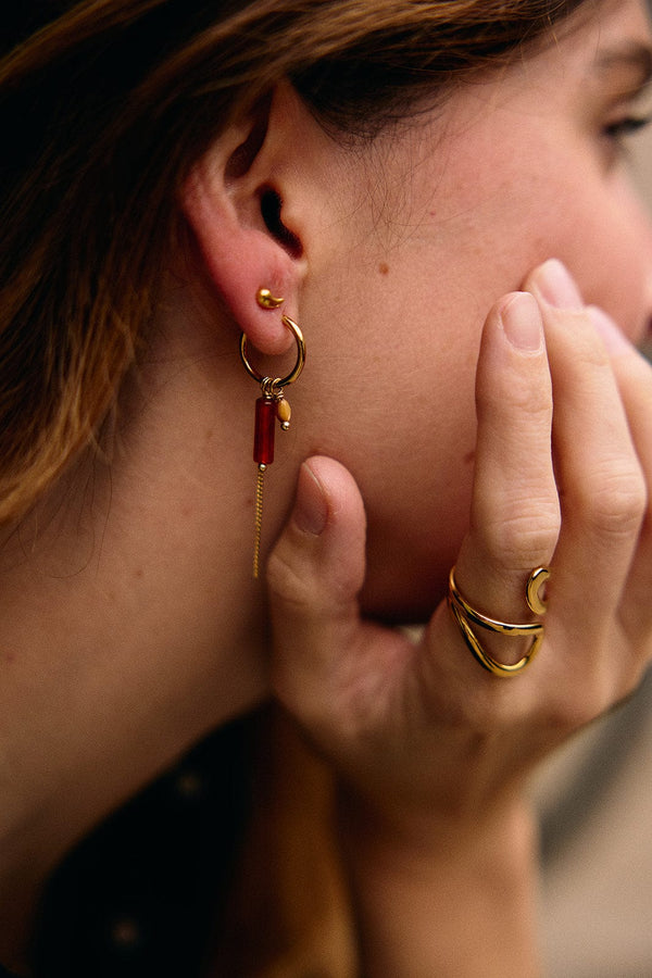 ROOI Oorbellen O18B Juwelen Sieraden Leuven