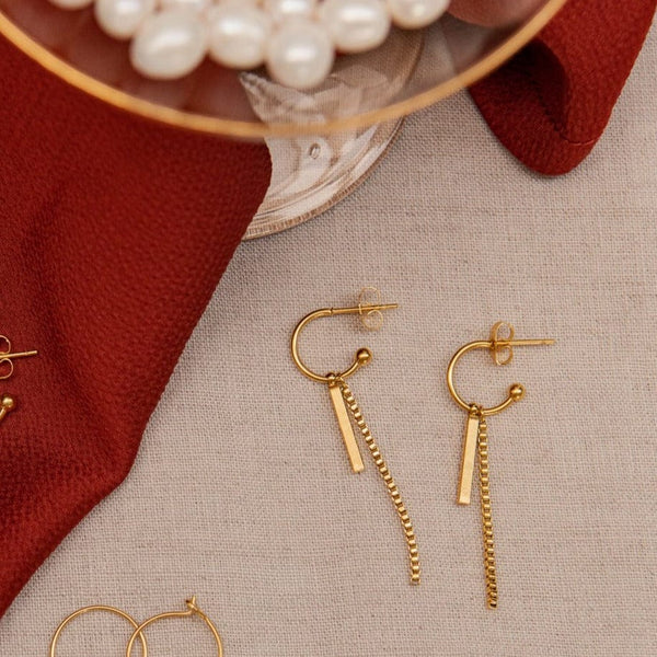 ROOI Oorbellen O49A Juwelen Sieraden Leuven