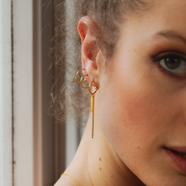 ROOI Oorbellen O49A Juwelen Sieraden Leuven