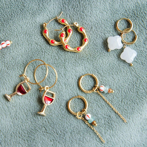 ROOI Oorbellen O64C Juwelen Sieraden Leuven