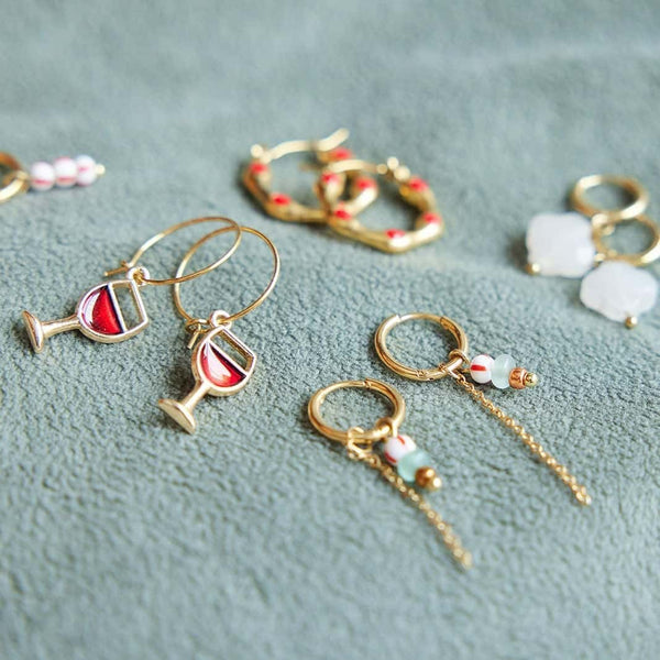 ROOI Oorbellen O64C Juwelen Sieraden Leuven
